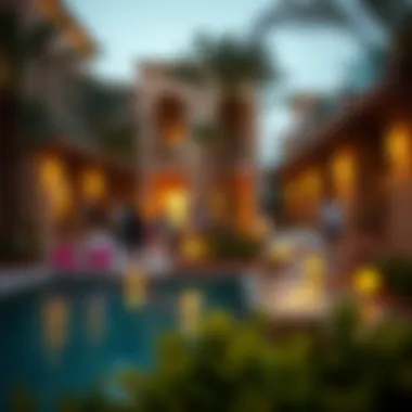 Vibrant community life and leisure activities in عين الفايضه